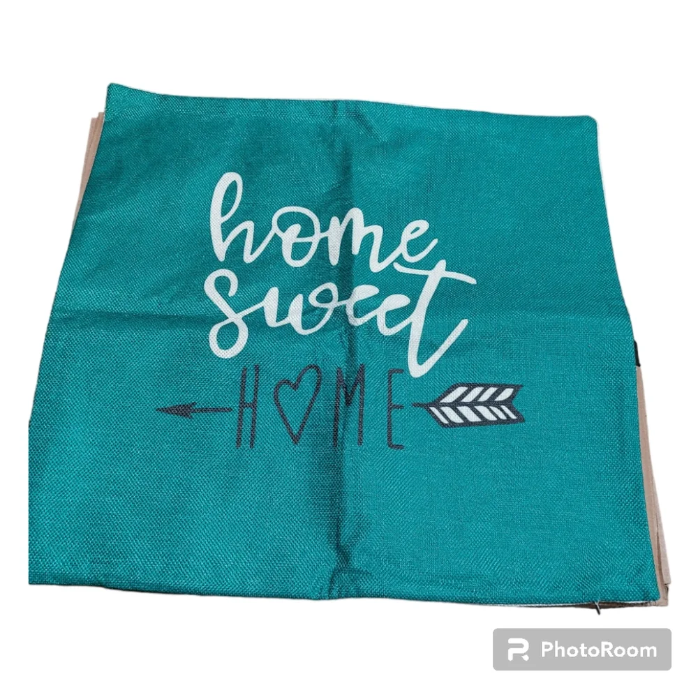 Home Sweet Home Arrow Pillow Shams - Set of 4 - NEW